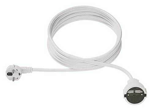 Bachmann 341.288 Strom Verlängerungskabel 16 A Weiß 7.50 m H05VV-F 3G 1,5 mm²