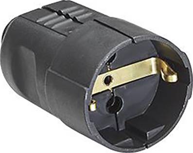 Bachmann 912.170 Schutzkontaktkupplung Kunststoff 230 V Schwarz IP20