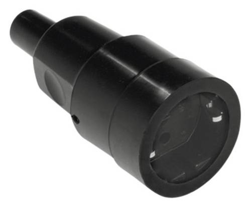 Bachmann 913.175 Schutzkontaktkupplung Gummi, Silikon 250 V Schwarz IP20