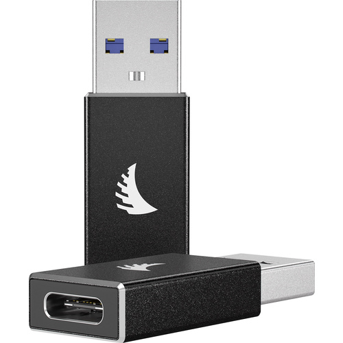 Angelbird USB 3.2 Gen 1 (USB 3.0) Adapter [1x USB 3.2 Gen 2 Stecker A​ (USB 3.1) - 1x USB-C® Buchse] USB-A-C