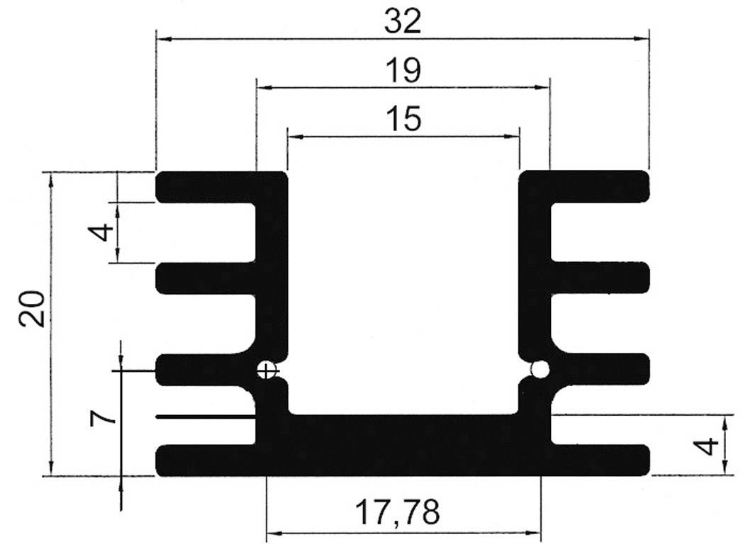 Assmann WSW V5220X Strangkühlkörper 8 K/W (L x B x H) 37.5 x 32 x 20 mm TO-220