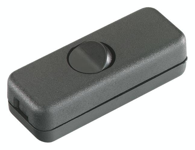 interBär 924.036 Zwischenschalter Schwarz 1 x Aus/Ein 2 A 1 St.
