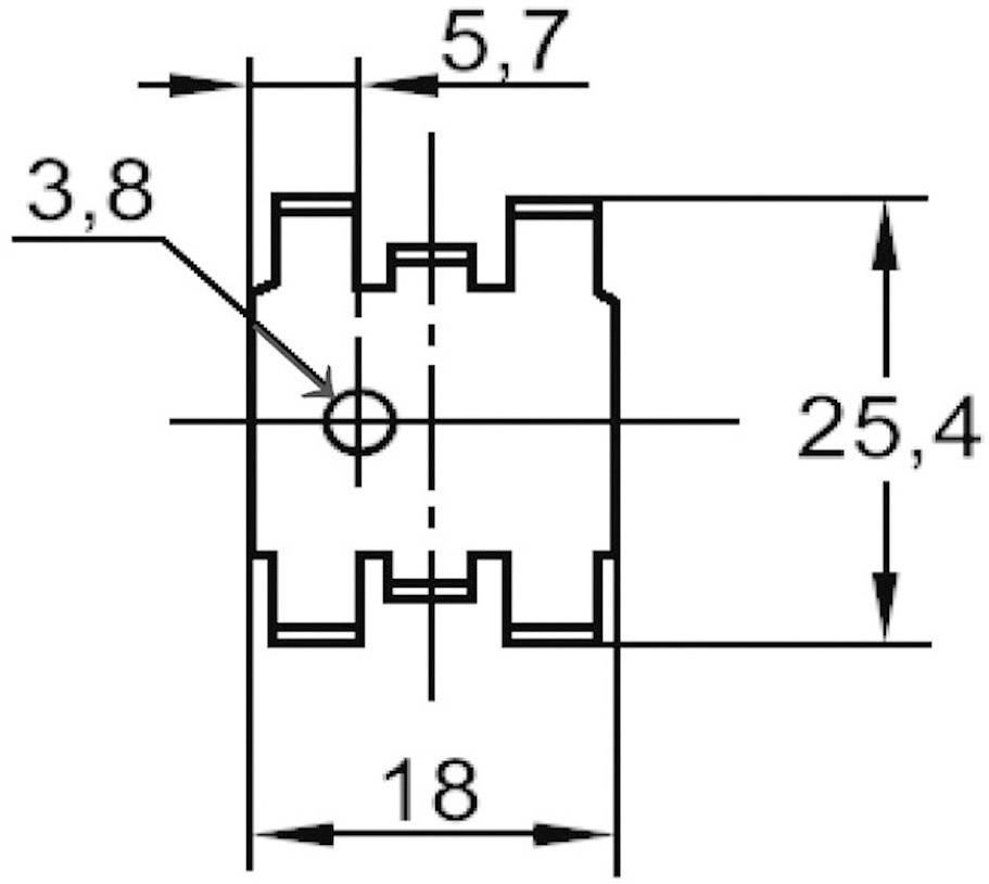Assmann WSW V5234B-T V5234B-T Transistor-Klammer 25 K/W (L x B x H) 18 x 25.4 x 7.9mm TO-220