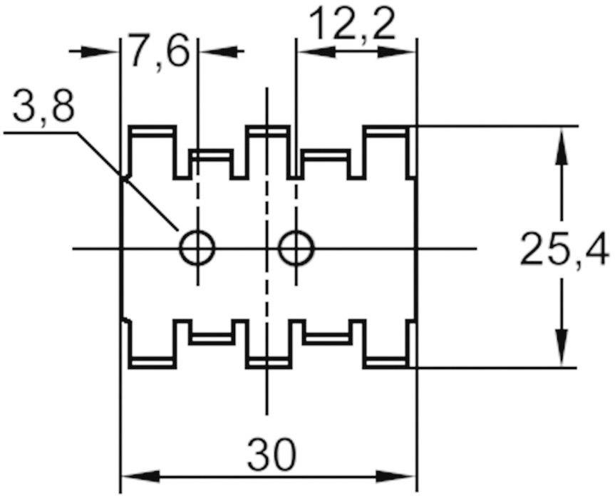Assmann WSW V5236B-T V5236B-T Transistor-Klammer 18 K/W (L x B x H) 30 x 25.4 x 7.9mm TO-220, SOT-32