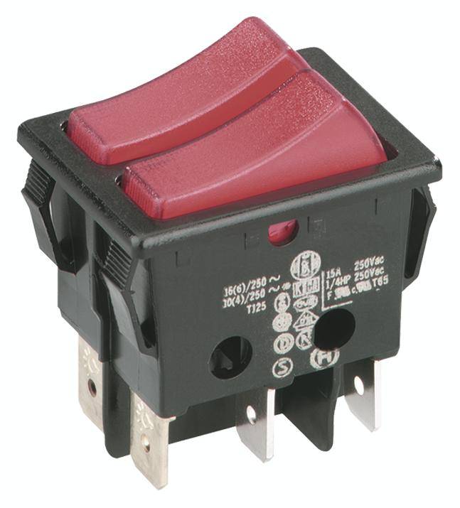 interBär Wippschalter 924.120 250 V 16 A 1 x Aus/(Ein) rastend 1 St.