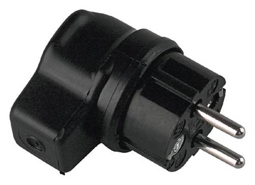Bachmann 919.178 Schutzkontaktstecker Vollgummi Schwarz IP44