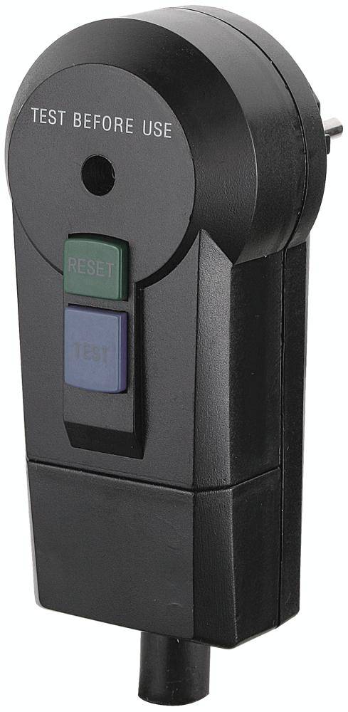 Bachmann 919.183 Personenschutz-Zwischenstecker PRCD 230V Schwarz IP44