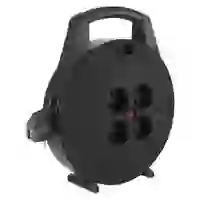 Bachmann 393.002 Kabeltrommel 10.00m Schwarz Schutzkontakt-Stecker Bachmann 393.002 Kabeltrommel 10.00m Schwarz Schutzkontakt-Stecker