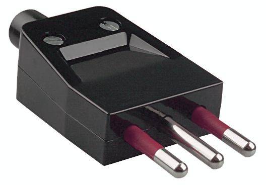 Bachmann 910.174 Schutzkontaktstecker Kunststoff 250 V Schwarz IP20