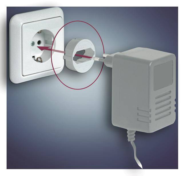 interBär 924.329 Zwischensteckdose Schwarz