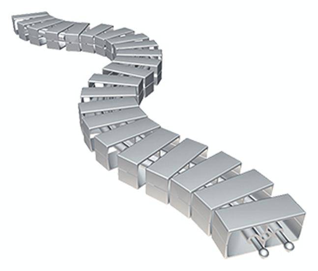 Bachmann Kabelbrücke 930.059 Silber Silber 1000 mm Inhalt: 1 St.