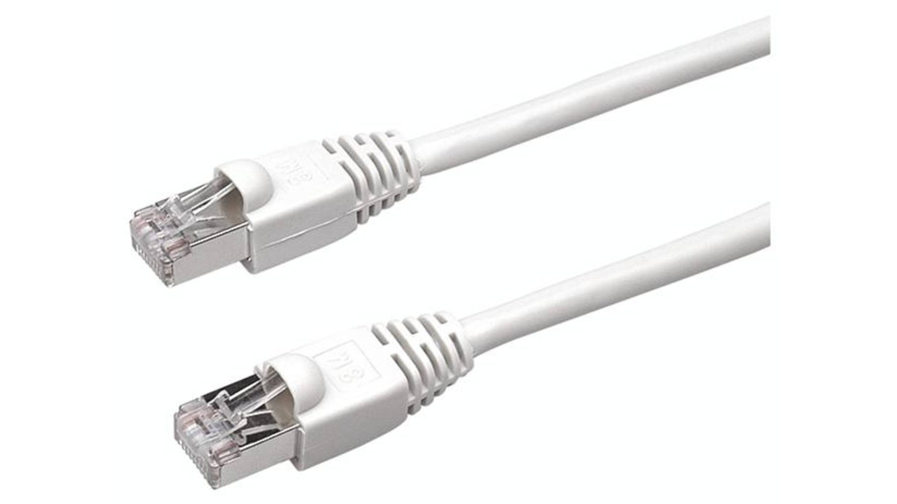 Bachmann 940.052 RJ45 Netzwerkkabel, Patchkabel CAT 5e S/FTP 3.00m Grau ...