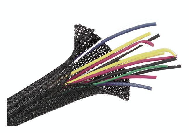 Bachmann Tunnelband 930.904 Polyethylenterephthalat Schwarz 2000mm Inhalt: 1St.