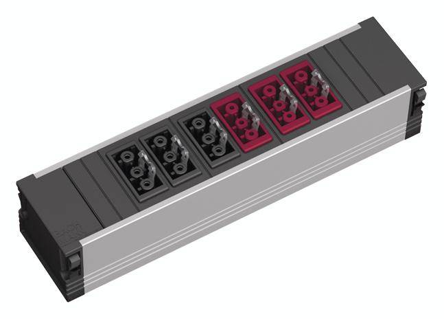 Bachmann Consolidation point - Steckdosenleiste - Eingabe, Eingang GST18i3 - Ausgangsanschlüsse: 6 (GST18i3)
