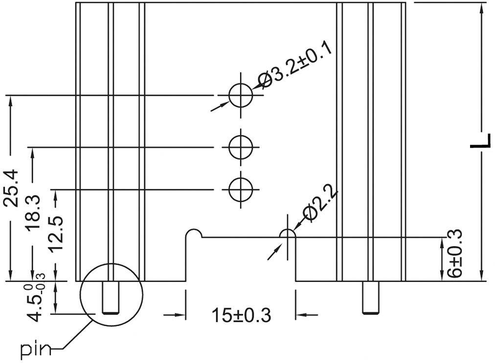 Assmann WSW V7466X V7466X Strangkühlkörper 7 K/W (L x B x H) 38.1 x 45 x 11.94mm TO-220, TOP-3, SOT-32