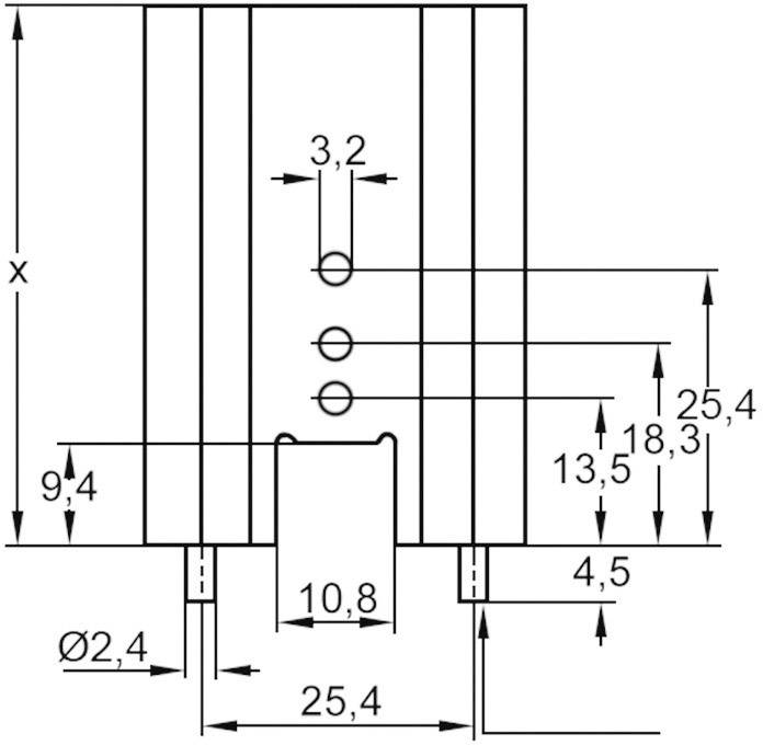 Assmann WSW V7477W V7477W Strangkühlkörper 14 K/W (L x B x H) 25.4 x 35 x 12.7mm TO-220, TOP-3, SOT-32