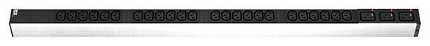 Bachmann 800.1657 19 Zoll Netzwerkschrank-Steckdosenleiste 1 HE Kaltgeräte-Steckdose C19 16A
