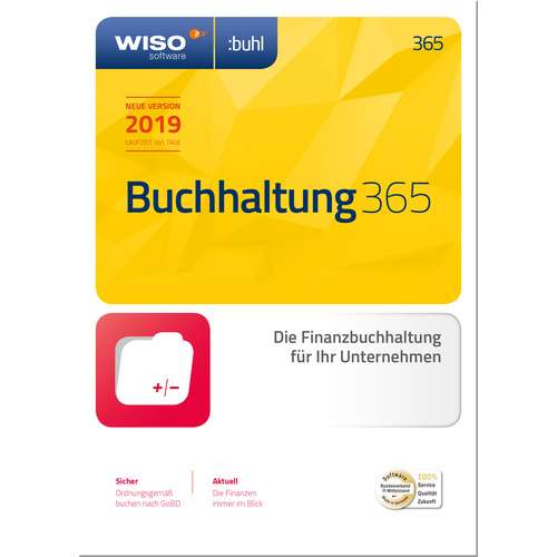 WISO Buchhaltung 365 2019 Vollversion, 1 Lizenz Windows Finanz-Software
