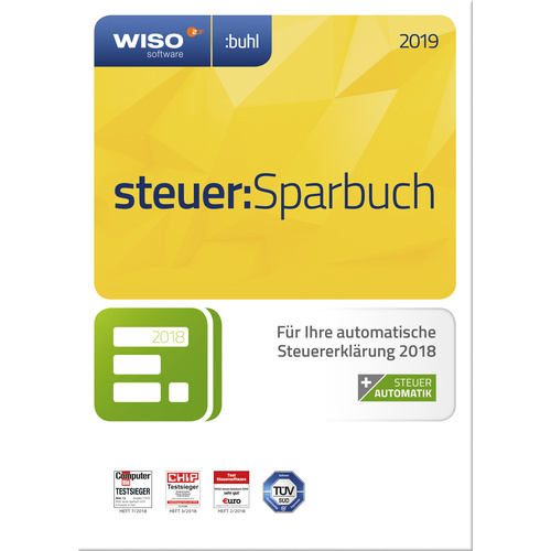WISO Steuer Sparbuch 2019 Vollversion, 1 Lizenz Windows Steuer-Software