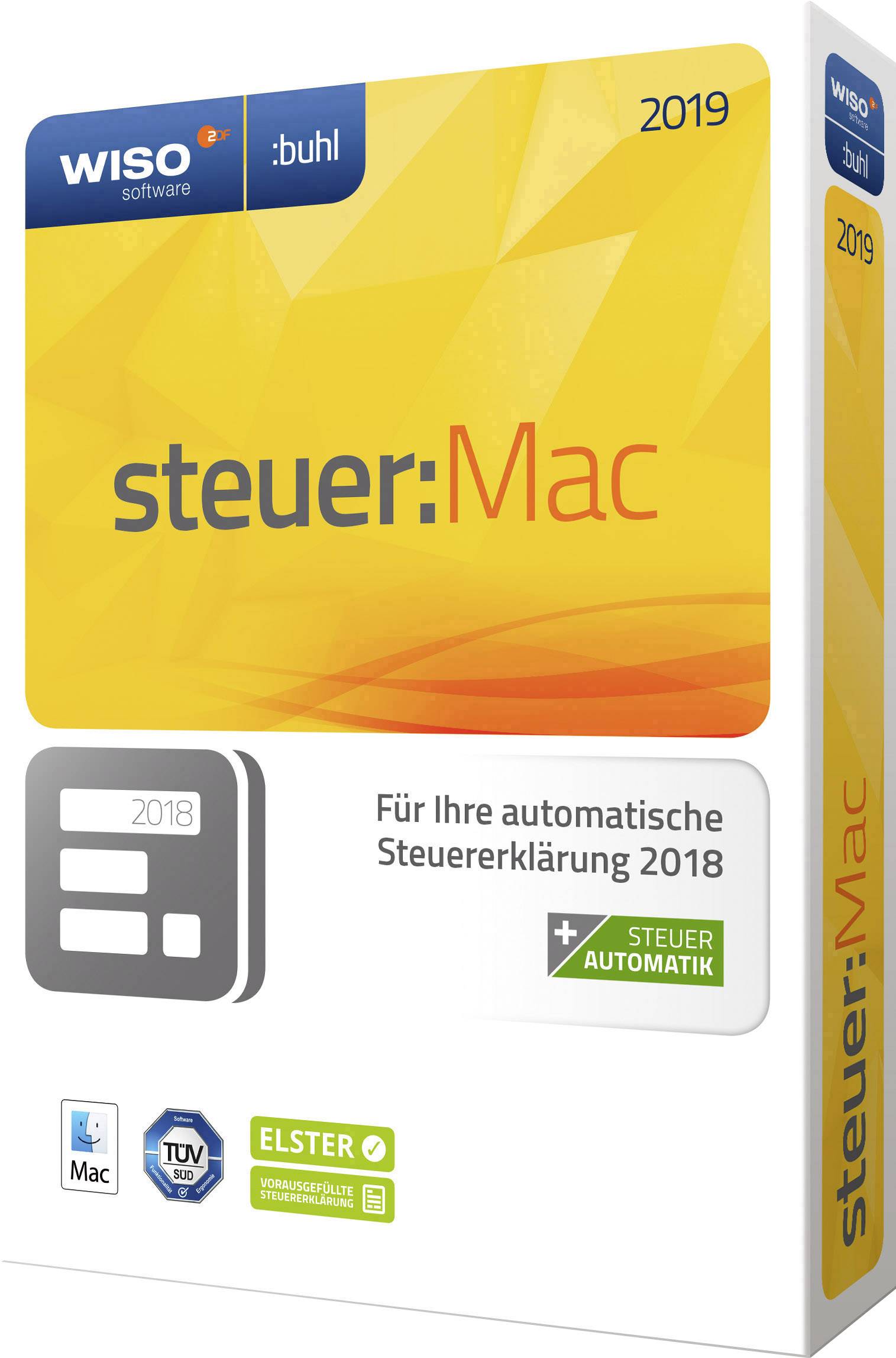 WISO steuer:Mac 2019 Vollversion, 1 Lizenz Windows, Android Steuer-Software