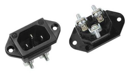 Bachmann 917.170 Kaltgeräte-Steckverbinder 781 Stecker Gesamtpolzahl: 2 10 A Schwarz 1 St.