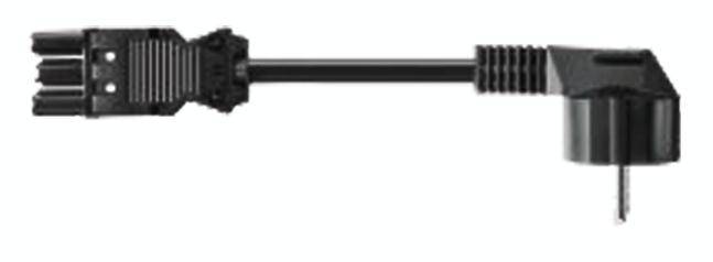 Bachmann 375.079 Anschlussleitung Schwarz 2.00 m