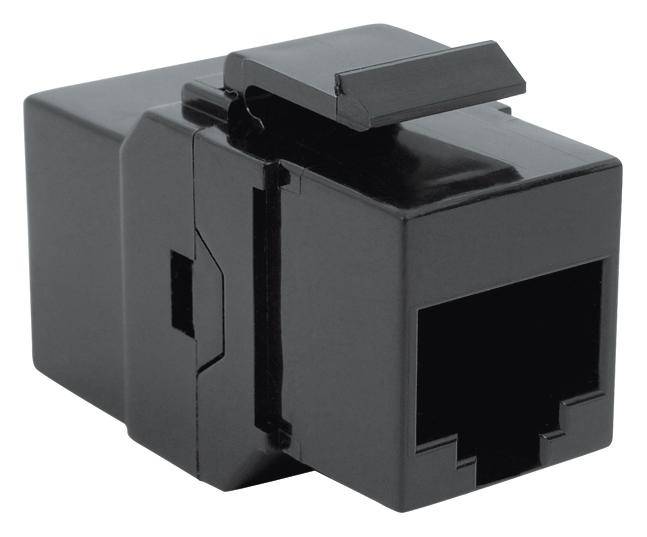 Bachmann RJ45 Netzwerk Adapter CAT 6 [1x RJ45-Buchse - 1x RJ45-Buchse] Schwarz