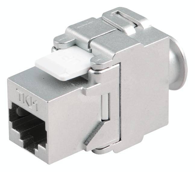 Bachmann RJ45 Netzwerk Adapter CAT 6 Silber