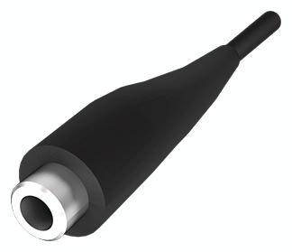 Bachmann 917.157 Klinken-Steckverbinder 3.5mm Buchse, gerade Stereo Schwarz 1St.