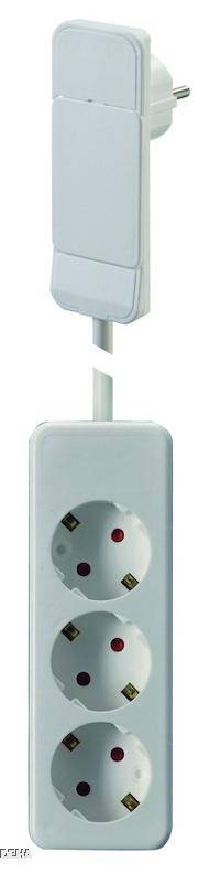 Bachmann 933.015 Aufputz-Steckdose IP20 Weiß