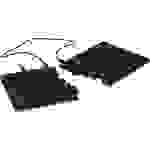 R-GO Tools Split USB Tastatur Englisch, QWERTY Schwarz Flexibel, Ergonomisch