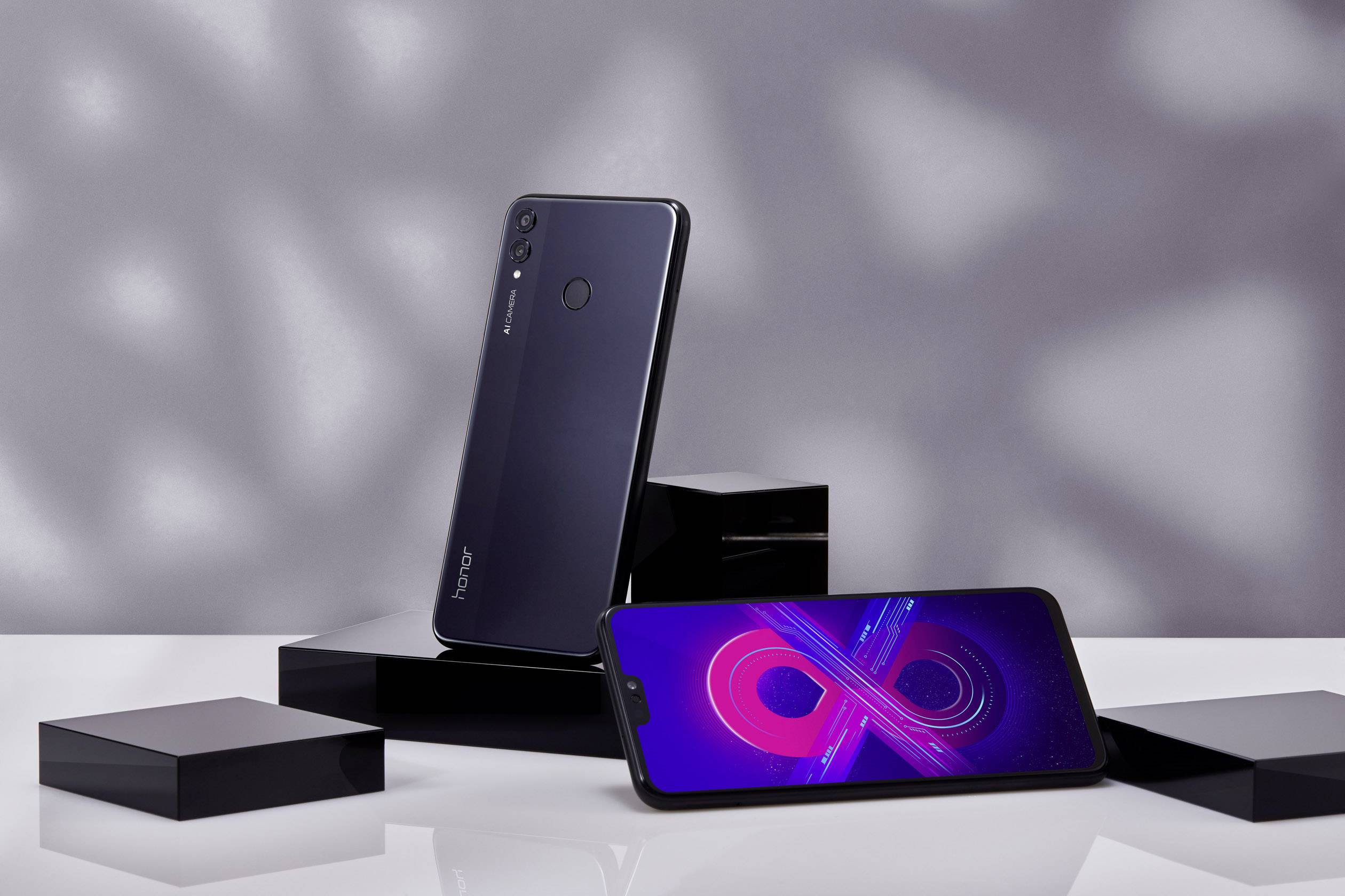 Honor 8X Smartphone 128GB 6.5 Zoll (16.5 cm) Dual-SIM Android™ 8.1 Oreo 20 Mio. Pixel, 2 Mio. Pixel Schwarz