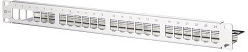 Metz Connect 130921-00-E 24 Port Netzwerk-Patchpanel 483 mm (19 ) Unbestückt 1 HE Unbestückt