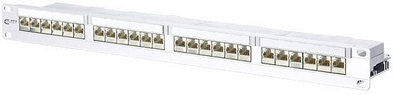 Metz Connect 130856C-E 24 Port Netzwerk-Patchpanel CAT 6a 1 HE Bestückt