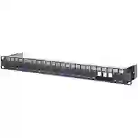 Metz Connect 130920-BK-E 24 Port Netzwerk-Patchpanel 483mm (19") Unbestückt 1 HE Unbestückt Metz Connect 130920-BK-E 24 Port Netzwerk-Patchpanel 483mm (19") Unbestückt 1 HE Unbestückt