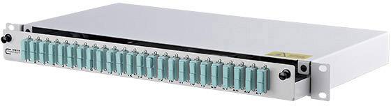 Metz Connect 150265BA24-E 24 Port LWL-Patchpanel SC 1 HE Bestückt