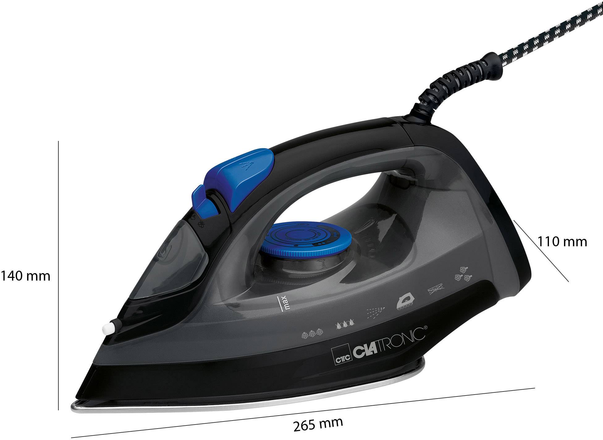 CLATRONIC DB 3703 Dampfbügeleisen