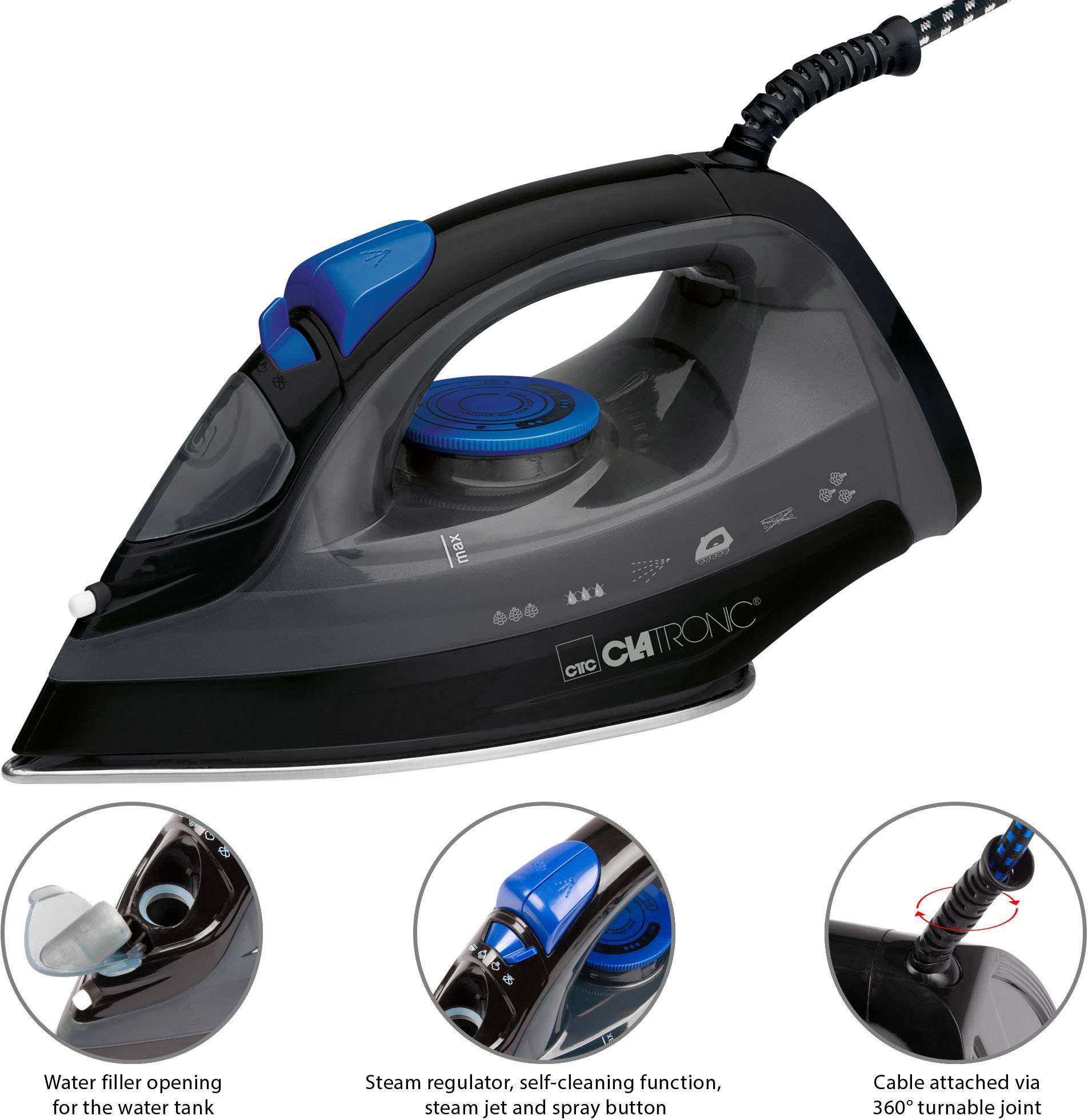 Clatronic DB 3703 Dampfbügeleisen