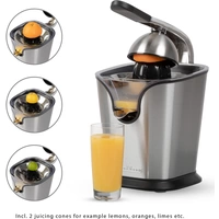 Profi Cook Zitruspresse PC-ZP 1154 160W Edelstahl, Schwarz Profi Cook Zitruspresse PC-ZP 1154 160W Edelstahl, Schwarz