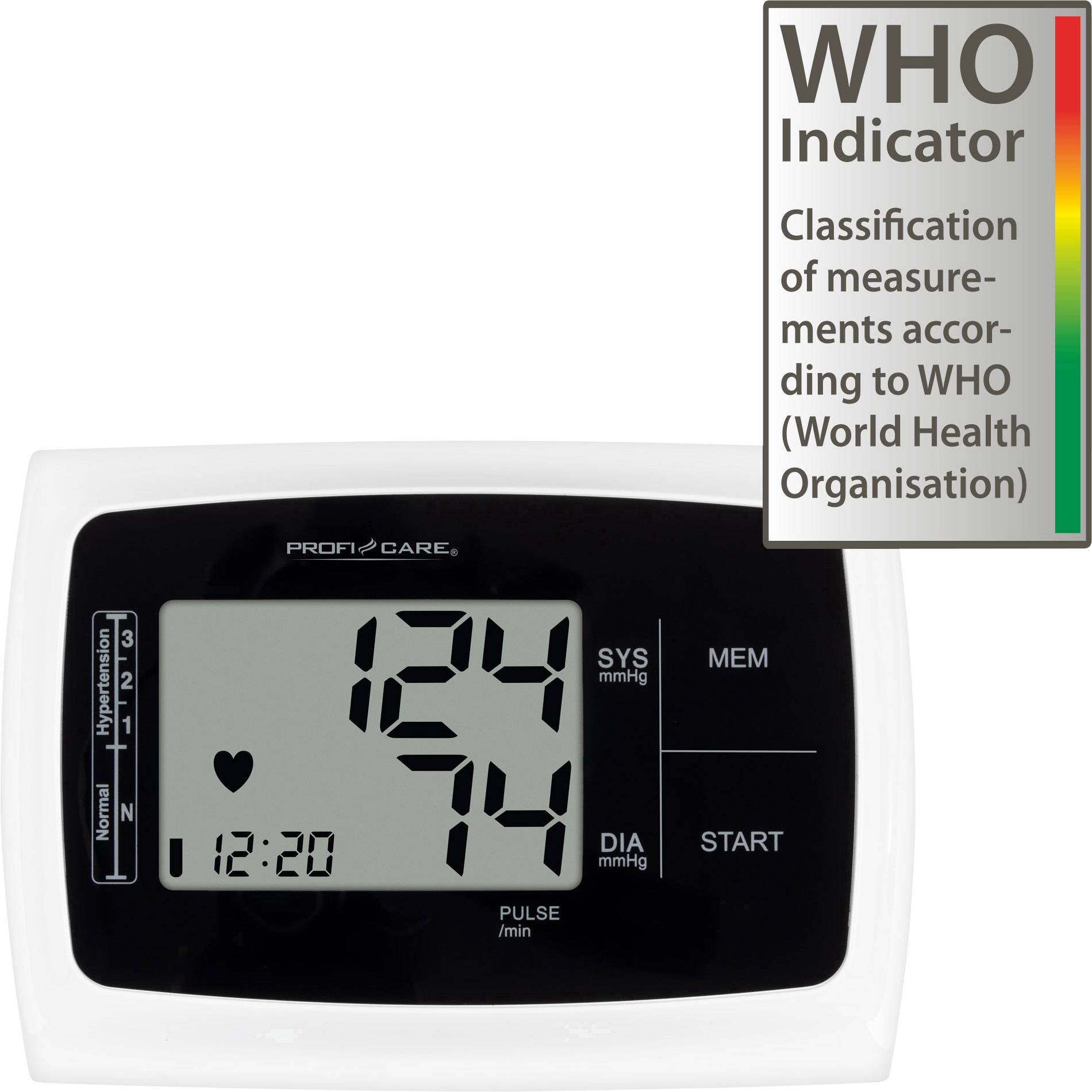 Profi-Care PC-BMG 3019 Oberarm Blutdruckmessgerät 330190