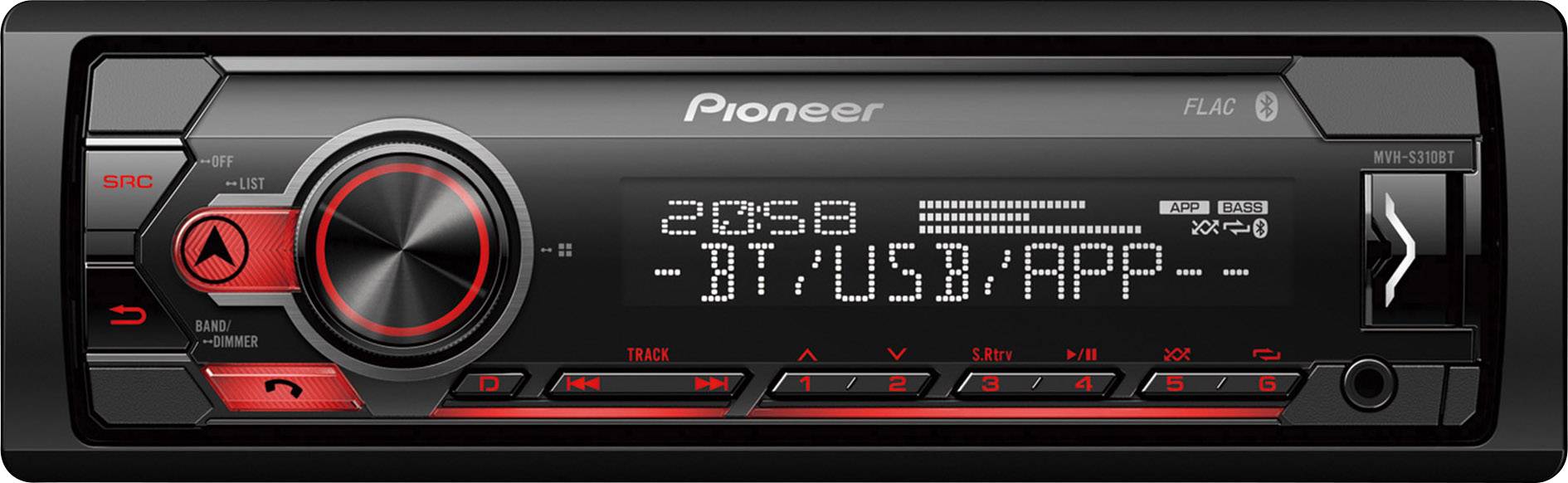 Pioneer MVH-S310BT Autoradio Bluetooth®-Freisprecheinrichtung