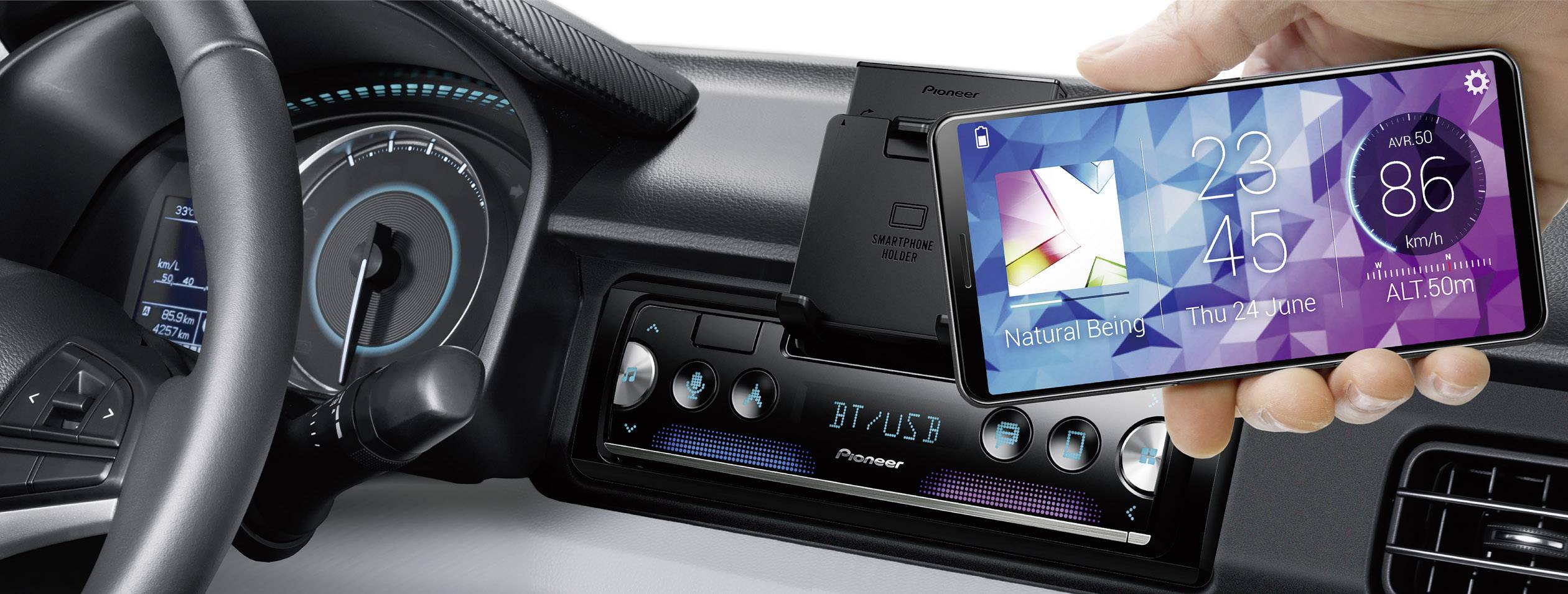 Pioneer SPH-10BT Autoradio AppRadio, Bluetooth®-Freisprecheinrichtung