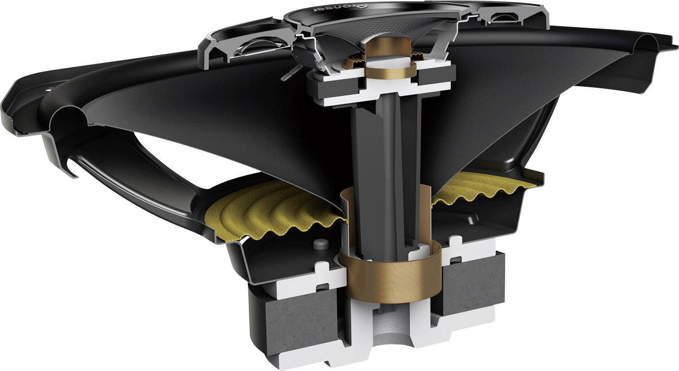 Pioneer TS-A6980F 4-Wege Einbau-Lautsprecher 650W Inhalt: 1 Paar