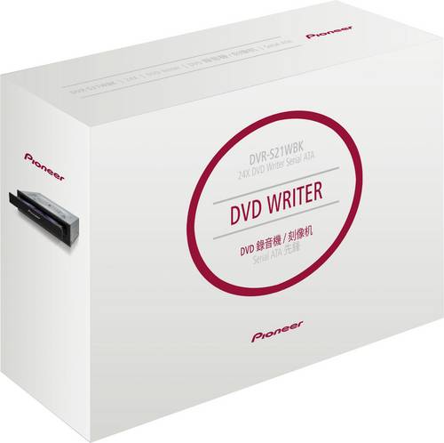 Pioneer DVR-S21WBK DVD-Brenner Intern Retail SATA Schwarz