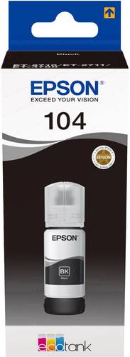EPSON ET2875 ET4800 Epson EcoTank 104 Schwarz, C13T00P140 Nachfülltinte