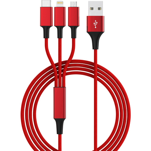Ladekabel 3in1 USB-C, Micro, Lightning