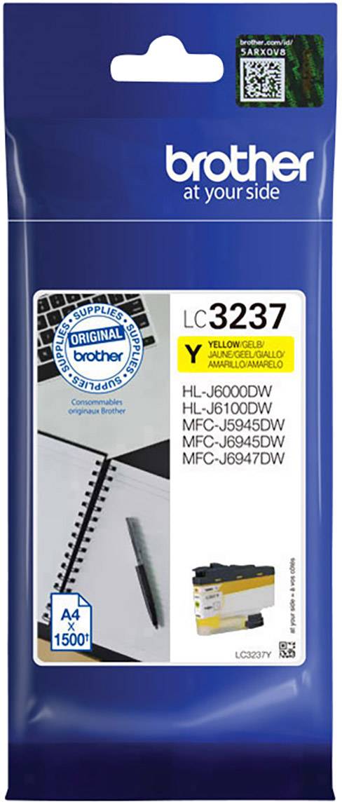 Brother Druckerpatrone LC-3237Y Original Gelb LC3237Y