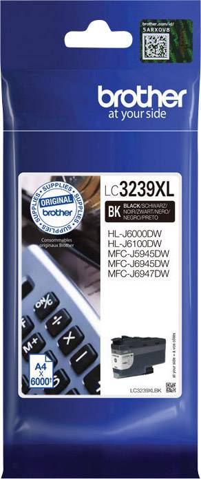 Brother Druckerpatrone LC-3239XLBK Original Schwarz LC3239XLBK