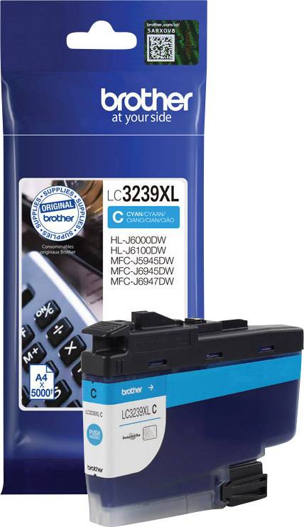 Brother Druckerpatrone LC-3239XLC Original Cyan LC3239XLC