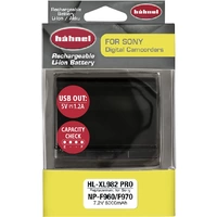 Hähnel Fototechnik HL-XL982 PRO Kamera-Akku ersetzt Original-Akku (Kamera) NP-F960, NP-F970 7.2V 6900 mAh Hähnel Fototechnik HL-XL982 PRO Kamera-Akku ersetzt Original-Akku (Kamera) NP-F960, NP-F970 7.2V 6900 mAh